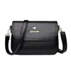 2025 Nueva Moda Bolso de Hombro Simple para Mujer Gran Capacidad Multicapa Temperamento Versátil Bolso Cuadrado Pequeño Bolso Cruzado de Moda