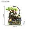 Cascata Modelo 2025 com Circulação de Água para Atrair Riqueza e Boa Sorte, Umidificador de Bonsai, Decoração de Presente para Inauguração de Casa e Cerimônia de Abertura