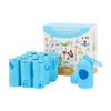Bolsa de Basura para Mascotas Azul Cielo Biodegradable Bolsa para Excrementos de Perro Bolsa para Pañales de Bebé Bolsa para Excrementos de Mascota Logo impreso