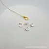 Banho de Ouro Real em Cobre 18K Grande 8mm Bobina de Xizang Tampa de Rosca de Xizang Colar Pulseira Tampa de Acabamento Acessórios para Joias Artesanais DIY