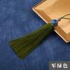 8cm borla de seda de hielo cloisonné borla colgantes accesorios funda de teléfono móvil marcapáginas colgante oreja diy accesorios fabricantes al por mayor
