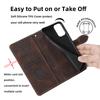 Funda de cuero con tapa anticaídas Red Rice 11A para Redmi K70 5G, con soporte para tarjetas, para comercio exterior