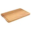 Tabla de Cortar de Madera Personalizada para Cocina Tabla de Cortar de Madera de Acacia Hogar Cocina del Hogar Tabla de Cortar Doble Cara