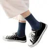 Calcetines para Hombre para Primavera, Verano e Invierno, Calcetines de Doble Aguja, Calcetines de Media Pantorrilla, Antibacterianos, Desodorantes, Absorbentes de Sudor, Calcetines Deportivos, Calcetines de Negocios Transpirables, Calcetines Zhuji