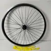 Par de Rodas de Bicicleta 26/24/20 polegadas Liga de Alumínio Espessada Aro de Seção Profunda Cubo Montagem da Roda Dianteira e Traseira Bicicleta de Montanha Estrada