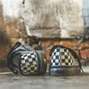 Zapatos de Lona a Cuadros Blanco y Negro Estudiantes Femeninas Estilo Retro Hong Kong Versátiles Zapatos de Patineta Estilo Coreano Estilo Harajuku ulzzang Zapatos Casuales