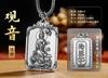 Colgante Zhao Gongming para hombre, fútbol, plata 999, Dios de la Riqueza, Mazu, collar con colgante, personalidad retro, dominante, moderno, colgante para hombre, marca de plata