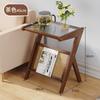 Mesita de noche moderna y sencilla para dormitorio, estilo italiano, minimalista, pequeño armario, estante de almacenamiento sencillo para casa de alquiler.