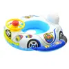 Nuevo Bote Inflable Engrosado con Forma de Avión, Asiento de Natación para Bebés y Niños Pequeños, Flotador de Natación de Rueda con Parasol