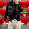 Jaqueta de lantejoulas de nicho de alta qualidade e luxo leve para homens, estilosa e elegante, estilo curto, adequada para apresentações, casaco inspirado em Chanel