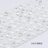 Dongzhou Cristal Transparente Diamante Suelto Súper Brillante Fondo Puntiagudo Accesorios para Uñas Diamante Cubo de Hielo Ovalado Pedrería para Uñas Portátil Venta al por Mayor en Stock