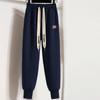 [Estilo Regular/Com Lã] Calça de Moletom 100kg Outono/Inverno 2026 Tamanho Grande Casual Harem de Cintura Alta Calça Esportiva Feminina