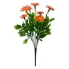 Amazon Cross-Border Margarida Artificial Buquê Artificial Flores de Plástico Decoração de Varanda Externa Sala de Estar Flores de Mesa
