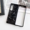 Conjunto de capa para celular Samsung Fold com tela dobrável esquerda e direita W20 arte criativa personalizada desenho animado couro f9000
