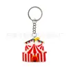 Nuevo Llavero de Dibujos Animados de Payaso de Circo Regalo Sorpresa Accesorios Material de Pegamento Suave de PVC Comercio Electrónico Transfronterizo Al por Mayor