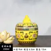 Cerámica Dehua Buda Saltando Pared Olla de Estofado Tarro Amarillo con Tapa Tarro Grande Mediano Pequeño Vajilla de Hotel Tazón para el Hogar