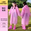 Impermeable Infantil Reutilizable, Protección Corporal Completa Contra Lluvia Fuerte, Engrosado, Adecuado para Estudiantes con Mochilas Escolares, Poncho de Lluvia de una Sola Pieza