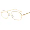 Óculos de sol com armação de metal 81304 armação pequena masculina lente cor transparente Marine óculos femininos moda europeia e americana
