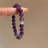 Librito Rojo Mismo Estilo Morado Fantasma Fresa Cristal Pulsera Apilada Lujo Ligero Pulsera Elegante Pulsera Dulce de Alta Gama Accesorios