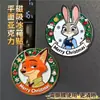 Zootopia 2 Mercancía Nick Judy Cp Navidad Acrílico de Alta Calidad Magnético Plano Imán para Refrigerador Regalo
