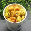 Abalorio plano de cera de abeja antiguo alienígena para joyería con agujero recto