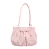 Bolso de mano fresco y delicado de lunares con un lazo, nuevo diseño de moda nicho para mujer 2026, bolso de hombro para ir al trabajo, bolso de axila