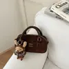 Bolso de hombro versátil para mujer, nuevo y moderno 2026, bolso de mano retro para otoño/invierno, bolso almohada, bolso bowling