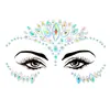 PARTYJOY artículo de venta caliente transfronterizo pegatinas de gemas para la cara pegatinas para cejas pegatinas faciales autoadhesivas de diamante pegatinas faciales para carnaval musical Halloween