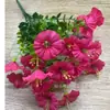 Item Popular Transfronteiriço: Flores Artificiais de Eucalipto, Glória da Manhã, Flor Trombeta, Flores Falsas para Decoração de Casamento e Ornamentos de Paisagismo
