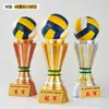 Certificado de Honor IncluidoTrofeo de Cristal de Voleibol Personalizado Recuerdo de Metal para Equipos de Competición de Voleibol Aéreo