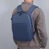 Mochila transfronteiriça simples para laptop bolsa de computador executiva grande capacidade casual campus mochila de estudante pode ser impressa com logotipo