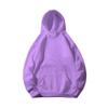 Sudadera con capucha nueva suelta en blanco comercio exterior más terciopelo color sólido Primavera y Otoño marca Tide suéter Sudadera con capucha patrón personalizado LOGO