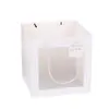 Bolsa Cuadrada para Regalo, Bolsa para Regalo de Flores, Empaque para Hornear Pasteles, Bolso Transparente, Caja de Regalo para el Día de San Valentín