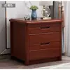 Mesita de noche de madera maciza color nogal Mini 40 Simple Moderna Uso en el hogar Estilo chino Gabinete de almacenamiento Gabinete de almacenamiento junto a la cama del dormitorio