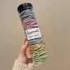Nova Borracha de Cabelo para Rabo de Cavalo Alto Elástico Alto Faixa Grossa para Cabeça Estilo Preguiçoso Sem Costura Acessório de Cabelo Headwear Acessórios de Cabelo Coreanos