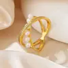 Anillo retro francés de lujo ligero con perla natural de agua dulce S925 plata de ley estilo frío nicho índice de alta gama