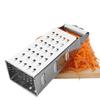 Rallador de Cuatro Lados de 8 pulgadas Cortador de Verduras Multifuncional Acero Inoxidable Rallador para Papa Rallador de Verduras de Cocina