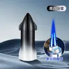 Encendedor Compacto de Doble Llama con Llama Potente, Diseño Metálico, Incluye Cortador de Cigarros, Recargable, Venta al por Mayor desde el Fabricante