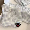 Pijama Lindo de Cachorro Dachshund de Dibujos Animados para Mujer Verano Nuevo Mangas Cortas Shorts Estilo Coreano Casual Holgado Conjunto de Ropa para el Hogar