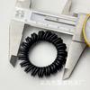 Japonês e coreano linha telefônica anel de cabelo sem traços preto grande pequeno anel de telefone corda de cabelo cabelo elástico de cabeça fina corda