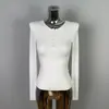 Camiseta Base de Manga Larga para Mujer de Moda Coreana Dongdaemun, Color Sólido, Versátil, Corte Ajustado, Dulce y Picante, Favorecedora de la Figura, Sexy, Femenina