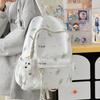 Mochila Escolar Simples para Estudantes com Estampa Ins de Aparência Sofisticada Nova Mochila Feminina de Grande Capacidade para Estudantes do Ensino Fundamental Bolsa Casual para Viagem