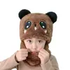 Chapéu infantil de inverno meninos e meninas chapéu quente cachecol chapéu tudo-em-um bebê quente à prova de vento proteção facial e auditiva