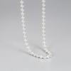Nova 925 Sterling Silver Sparkling Italy Esculpido Cimitarra Beads Colar ins Cyber Celebrity Naked Chain Clavícula Cadeia