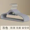 Cabides aveludados feitos de plástico, antiderrapantes, sem marcas, para armazenamento e organização doméstica, suporte para roupas, cabideiro, cabide, atacado
