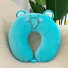 Almohada de Cuello de Dibujos Animados Linda, Almohada en Forma de U, Peluche, Cómoda Almohada para la Siesta de la Fábrica Original, Logo Personalizable