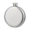 Garrafa Redonda de Aço Inoxidável 304 Mais Vendida Transfronteiriça, Mini Garrafa Portátil 5oz com Pintura Brilhante, Presente Atacado