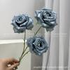 Flores Artificiales Rosas de Diamante Especial de Boda Rosas Boda Flores Artificiales Flores de Seda Decoración Paisajismo Cascada Rosas
