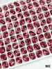 6*8 Uña de Huevo de Paloma Diamante Flash Multifacético Ovalado Punta Inferior Diamante K9 Joyería de Uñas Portátil Wholesale