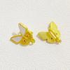 Hebilla de solapa a presión de mariposa con esmalte de aceite y gota de oro bañada en cobre de alto color, nueva hebilla de joyería china, accesorios de bricolaje